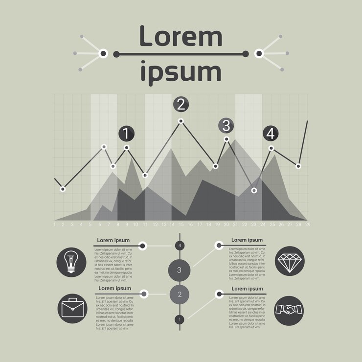 Vector graph set finance diagram infographic 