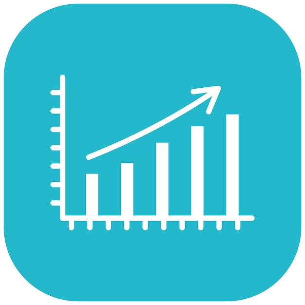 Premium Vector | Graph vector illustration style