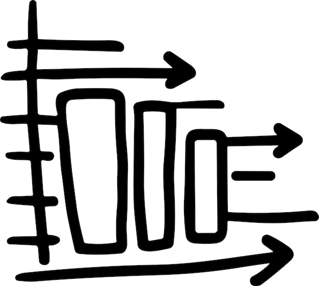 a graph with a line going up and a box with a number on it
