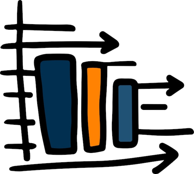a graph with a line going up and a box with a number on it