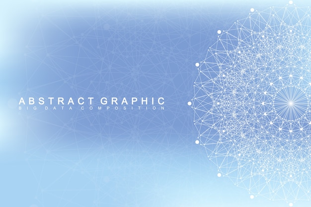 Comunicazione grafica di sfondo astratto.