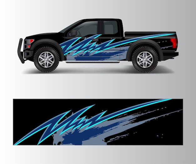 Graphic abstract stripe racing modern designs for wrap vehicle race car speed offroad rally adventure