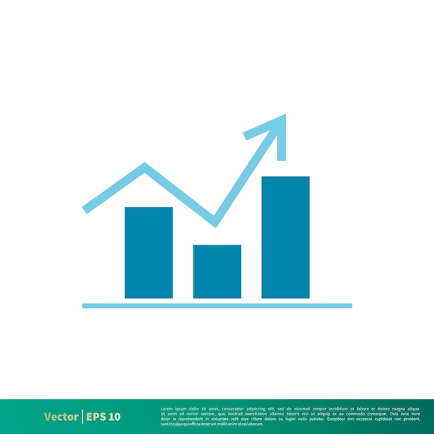 Graphic Chart Finance Stock Exchange Icon Vector Logo Template Illustration Design Vector EPS 10