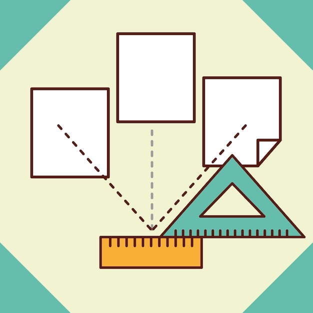 Vettore concetto di design grafico