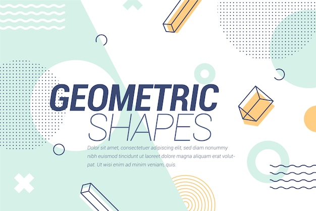 Sfondo geometrico di progettazione grafica