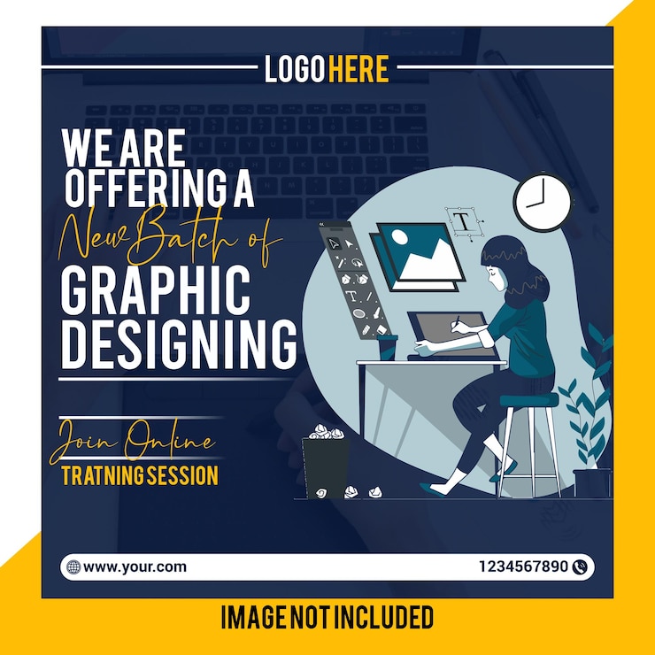 Vector graphic design poster