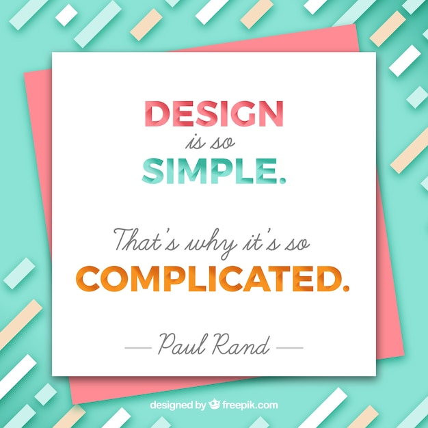 Vector graphic design quote in hand drawn style