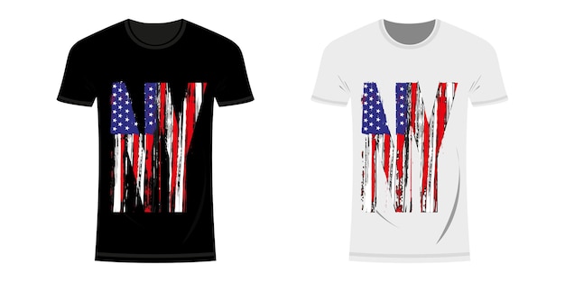 Graphic Design T-shirt with USA and New York Flag and Grunge Texture. USA and New York typography design t-shirts and clothes. Vintage and authentic print on t-shirt layout. Vector illustration