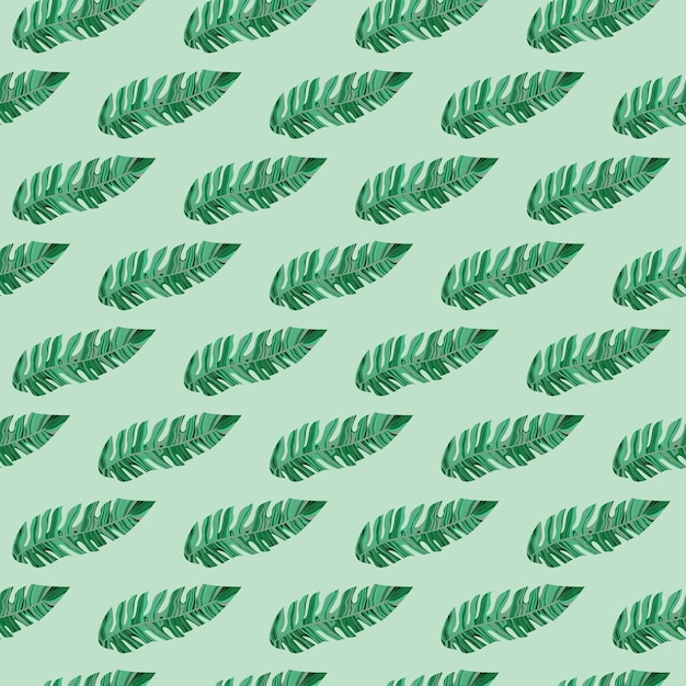Graphic exotic plant foliage seamless pattern Tropical pattern palm leaves seamless floral background Leaf wallpaper