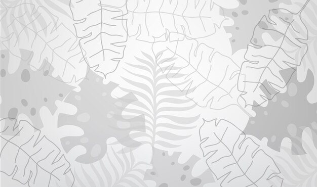 Graphic plant palm leaf tropic. print black and white background style, exotic floral jungle.