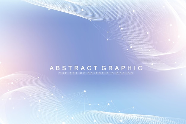 graphic polygonal background vector illustration