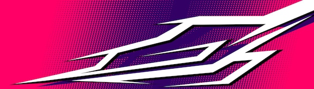 graphic racing car purple