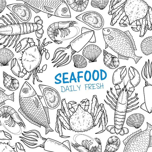 graphic seafood