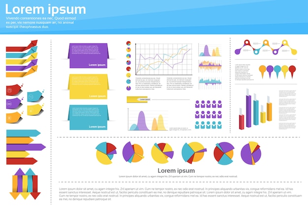 Graphic Set Finance Infographic Icon Business Concept