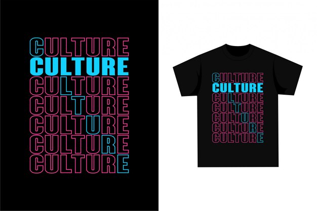 T-shirt grafica - cultura