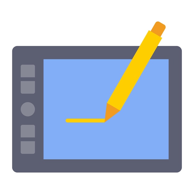 Vector graphic tablet icon