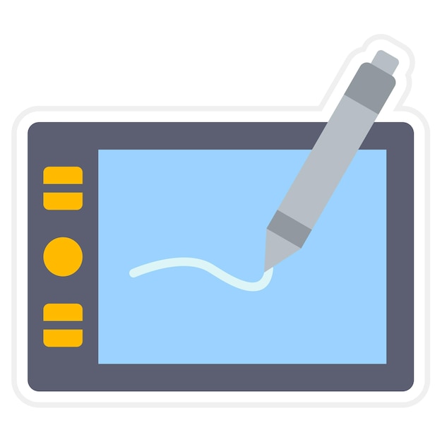 Vector graphic tablet icon