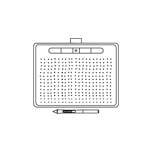 タブレットのベクトル画像 写真やグラフィックエディター タブレットはベクトルイラスト フラットカートゥーングラフィックス