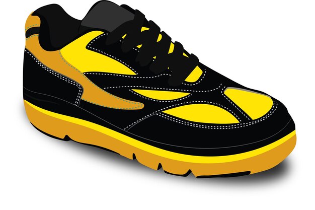 Graphic vector illustration of Sneakers shoes