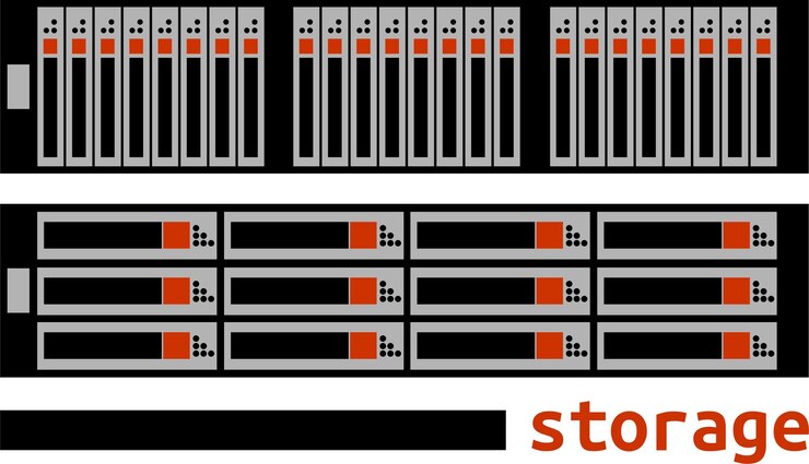 Vector a graphic with computer storage
