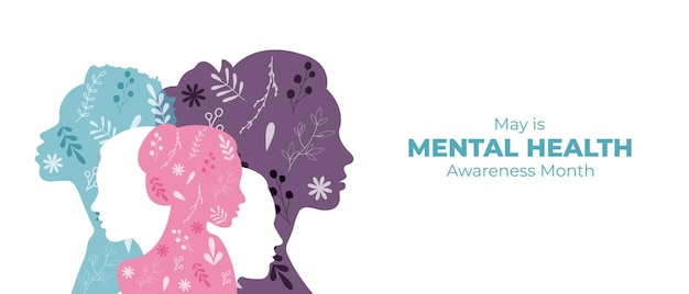 A graphic with the words mental health awareness on it