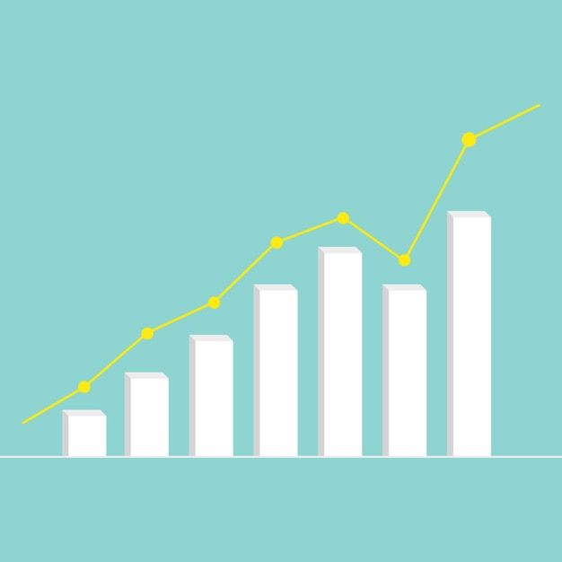 Grafici tabelle business table il posto di lavoro degli uomini d'affari