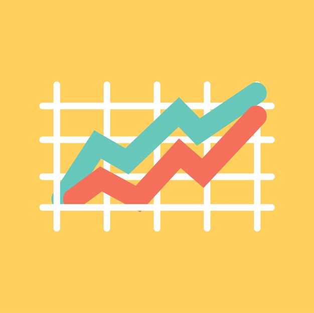 Vector graphs and charts icon