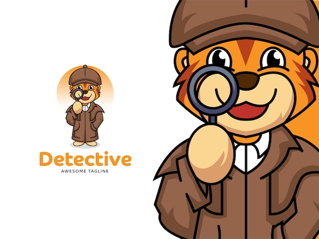 GRAPPIGE DETECTIVE-VOS LOGO MASCOT