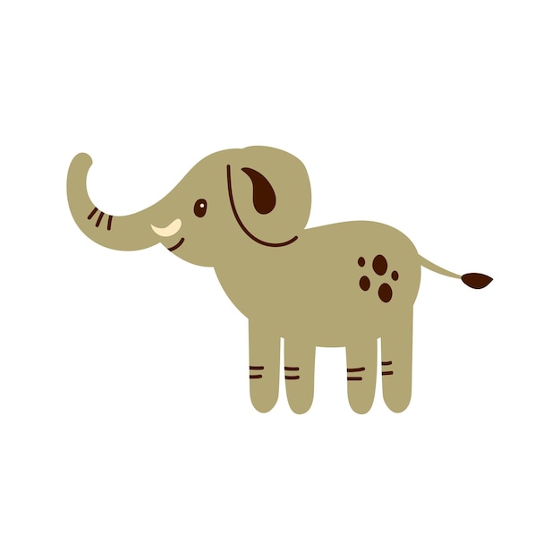 Grappige elephant vector illustratie