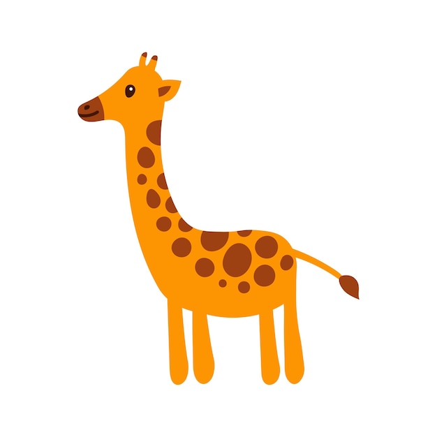 Grappige giraffe vector illustratie