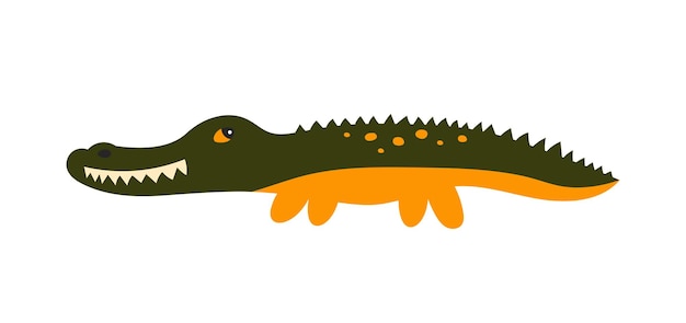 Grappige krokodil vector illustratie