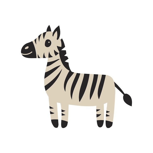 Grappige zebra vector illustratie