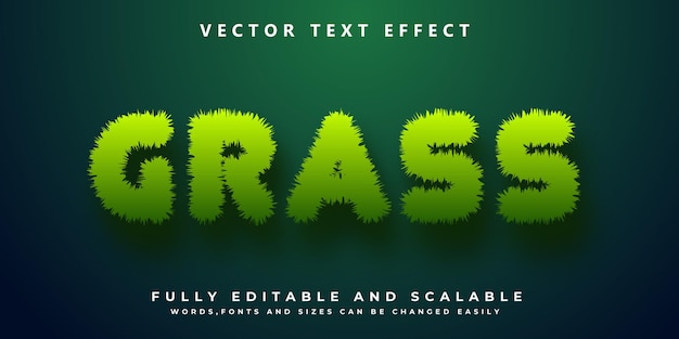 grass 3d text effect