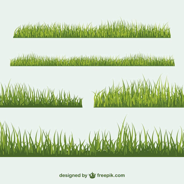 Vector grass collection