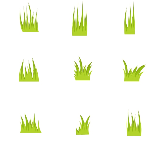 Vector grass collection