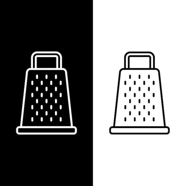 Grater Icon Vector Design Template