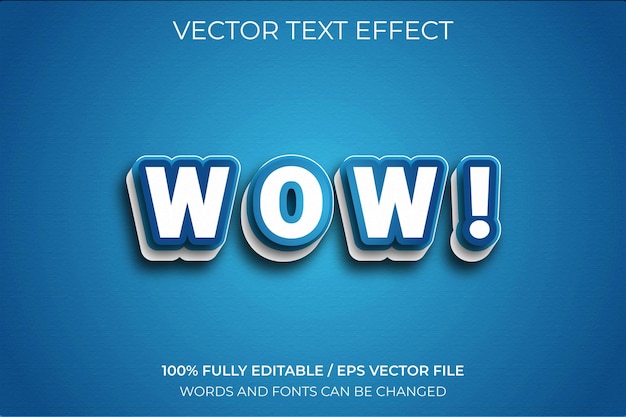 Gratis bewerkbare vector teksteffect typografiestijl