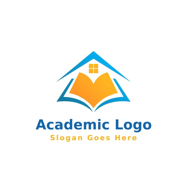 Gratis vector academisch logo-ontwerp