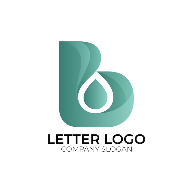 Gratis vector B-letterlogo