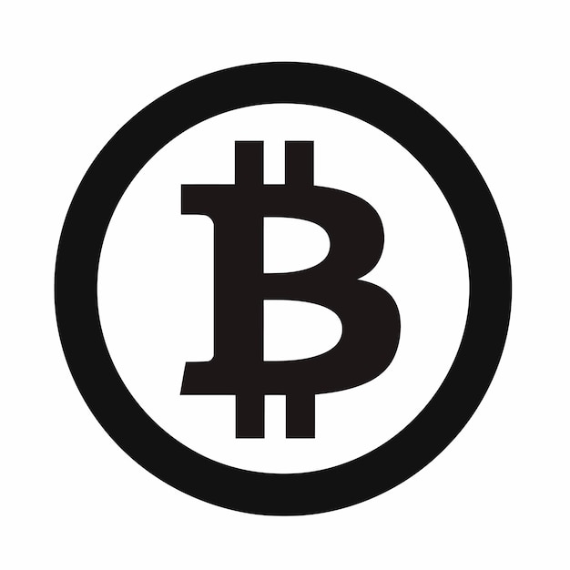 Gratis vector bitcoin cryptologo symbool icoon label