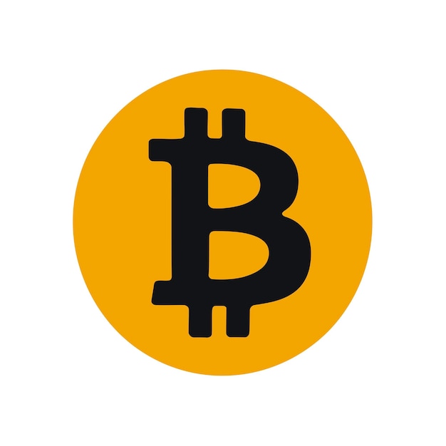 Gratis vector bitcoin cryptologo symbool icoon label