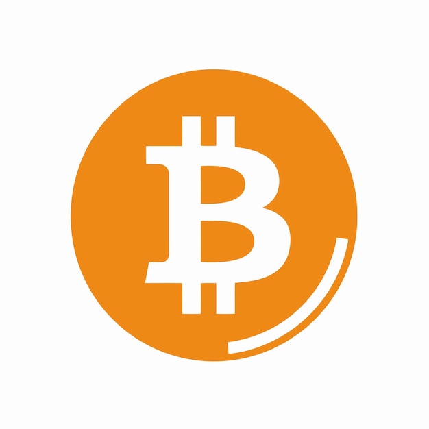 Gratis vector bitcoin cryptologo symbool icoon label