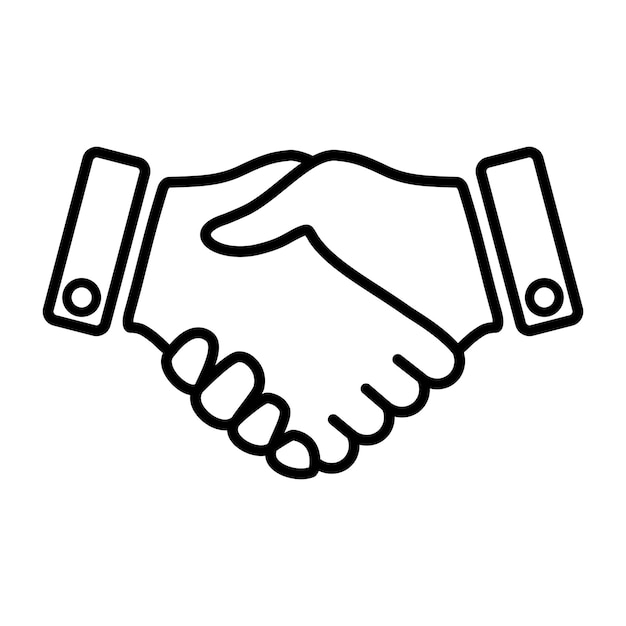Gratis vector business handshake