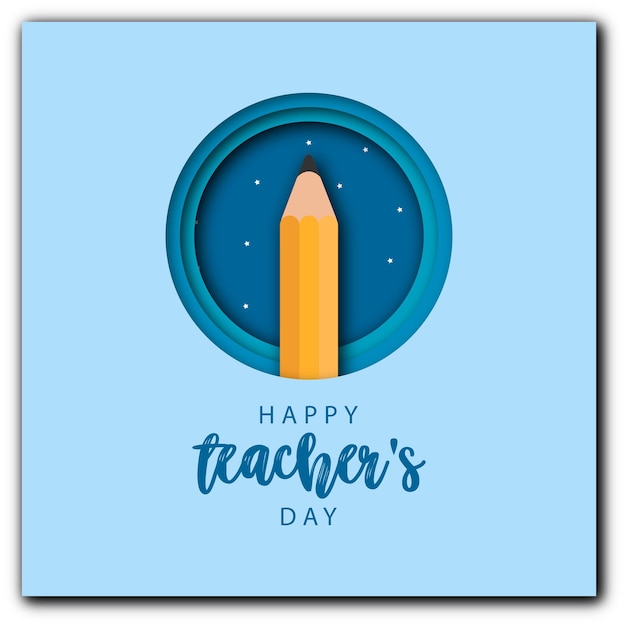 Gratis vector Happy Teacher's Day