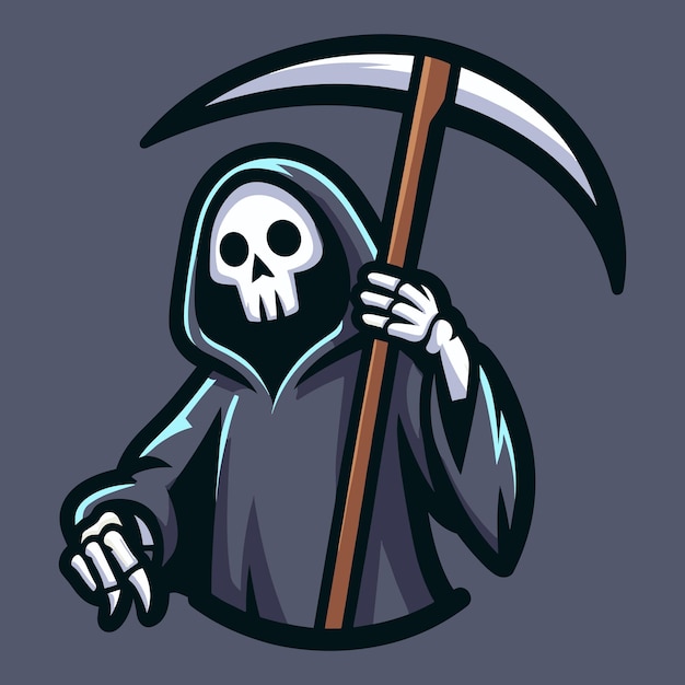 Gratis vector hoge kwaliteit Reaper logo mascotte logo