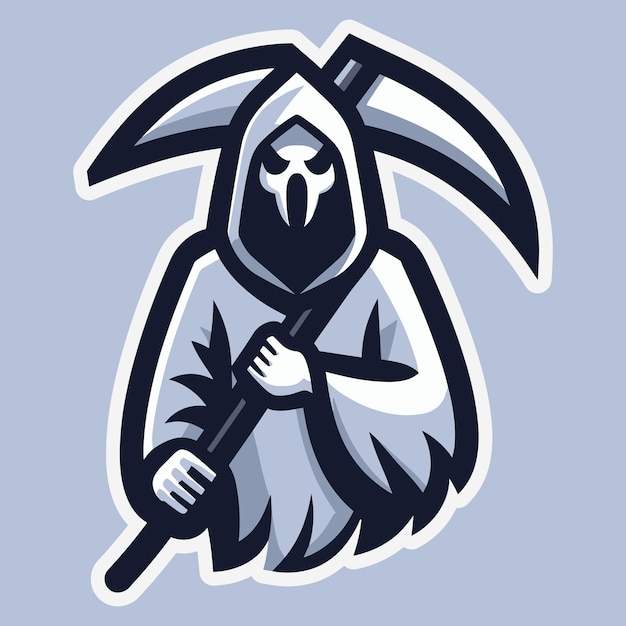 Gratis vector hoge kwaliteit Reaper logo mascotte logo