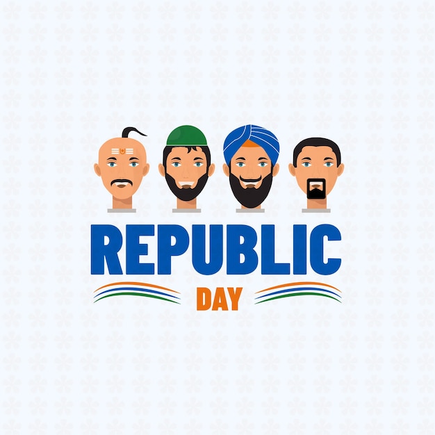 Gratis vector india republiek dag