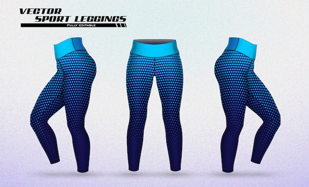 Gratis vector legging broek sportmode broek