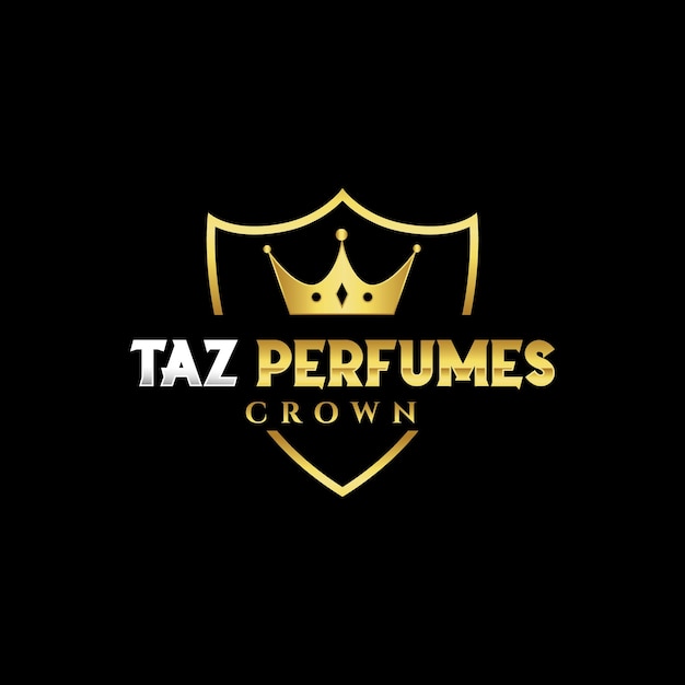 Gratis vector luxe parfum logo sjabloon.