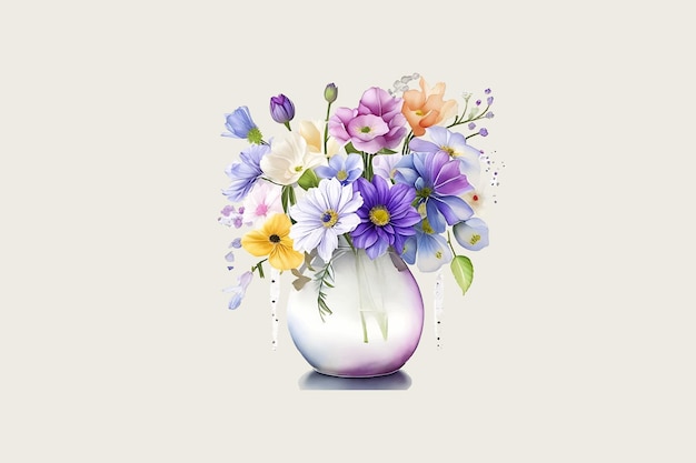 Gratis vector mooie decoratieve bloem achtergrond